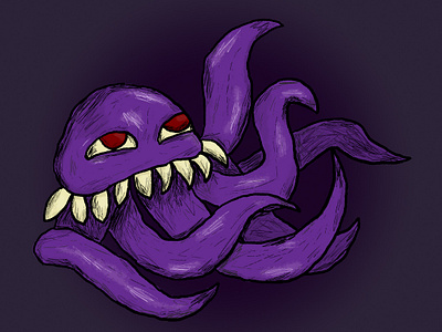 Ultros final fantasy illustration nintendo video games