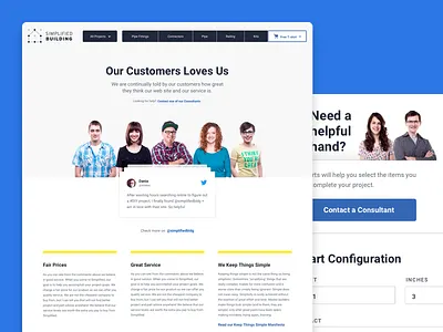Simplified Customers design fathomanddraft uidesign uxdesign