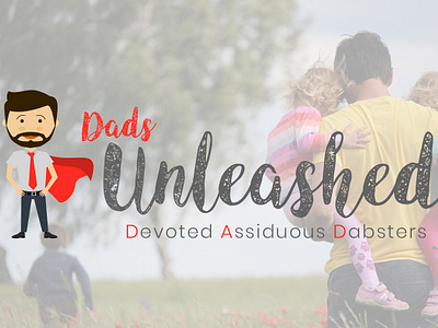 Dads Unleashed character dads design logo logodesign mascot