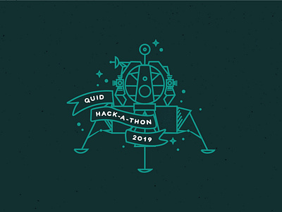 To Infinity and Beyond data hackathon line art lunar lunar landing moon space tech vector vector illustration