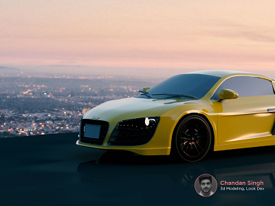 Audi R8 Modeling & Look Dev In Maya 3d animation 3d art 3d artist 3d illustration 3d model animation autodesk automotive design dribbble illustration maya modeling product design rendering