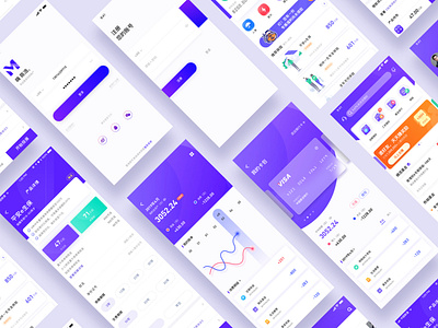 Financial interface financial ui ux 理财 界面