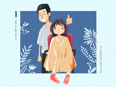 Haircut illustration