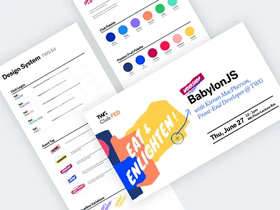 Vibrant Design System Concept brand identity branding design design system graphic design poster ui