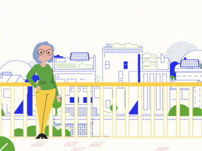 Linandes character design city ecoquartier illustration linandes motion design motiongraphics town ville
