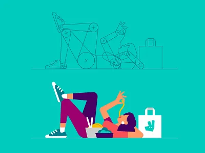 Illustration guidelines deliveroo figures guidelines illustration people