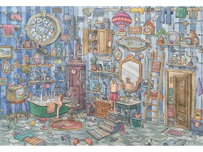 Bathroom app branding charachter charachter design design flat graphic icon illustration logo photoshop story ui vector web