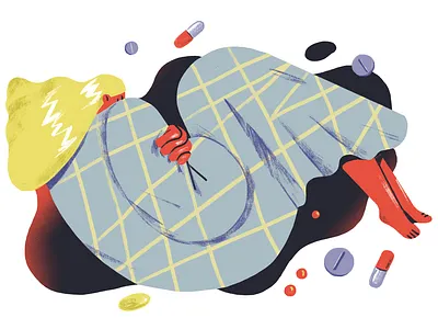 Illegal abortions in Russia (spot illustration) adobe photoshop character editorial illustration equality healthcare illustration woman