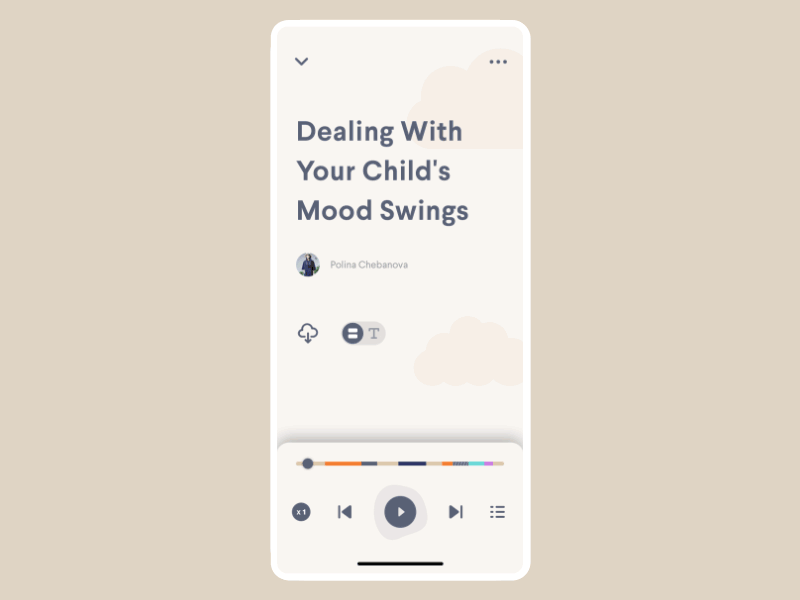 E-education Mobile App after effects animation app blue digital education educational orange player product design samestudio scroll effect uiux