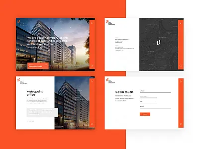 New Project Development - Page architecture desktop house site warsaw web