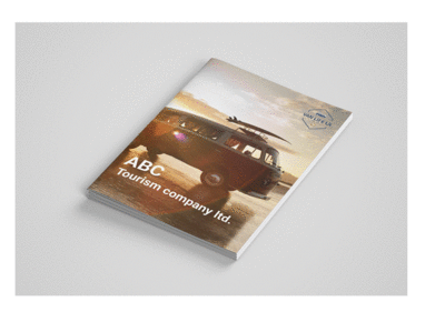 A tourism company brochure design a3 bifold brochure branding brochure clean corporate creative graphic design magazine design modern new collection photoshop typography