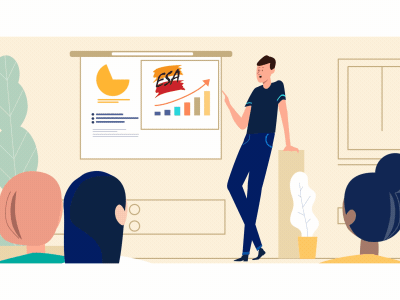 ESA Explainer Video by Beemloop 2d animation after effects animation aftereffects amimation animated animation animation 2d animation studio beemloop branding character animation custom animation custom illustration design explainer explainer video illustration illustration art motion design vector
