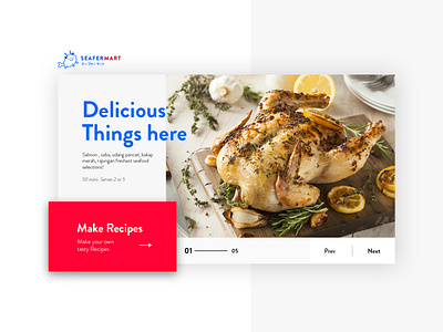 Seafer Mart - Ecommerce landing ui web webdesign webpage website