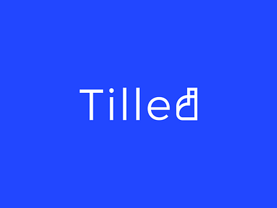 Tilled Logo brand illustration geometric cash register machine design branding identity designer marketing d financial fintech technology logo logomark icon modern clean simple symbol mark flat vector typeface wordmark
