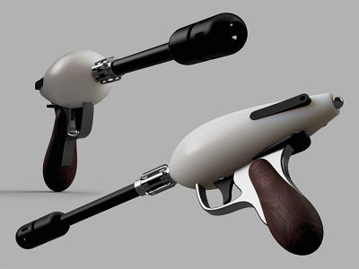 Lazergun initial concepts 3d artwork concept design product design sci fi