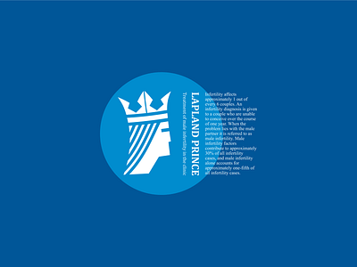 Treatment Of Male Infertility In The Clinic design icon illustration logo typography