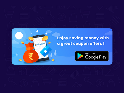 Offercharge Coupon design illustration