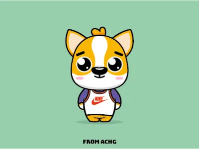 Sport dog ai china design illustration illustrator sketch ui