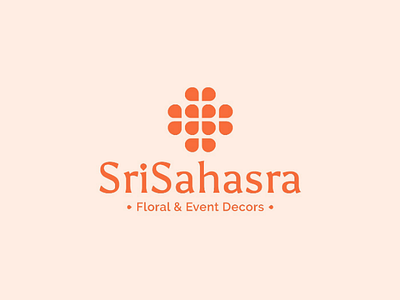 Sri Sahasra Floral & Decore logo design brand branding classic decoration decore elegant farm farming festival floral flower flowers identity design logo design icon symbol mark logo maker designer modern logo occasion organic pooja visual identity