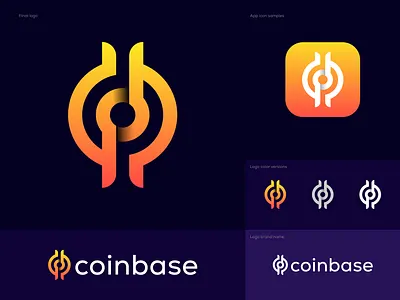 Branding: logo design - Modern crypto brand mark agency bitcoin brand branding coin crypto defi design designer eth icon identity logo mark nft saas token