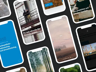 Tekniska verken 2018 Mobile Screens articles circle header images mobile screens seasons ui website year in review