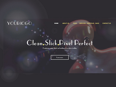 Clean_slick_pixelperfect brand design home screen homepage homepage design it it company ui uiux web web layout webdesign webpage