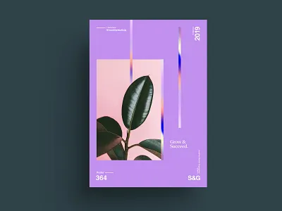 Grow & Succeed. adobe art collage collageart color gradient gradient design illustration love photoshop poster posterdesign retro surreal swiss texture type typography vector