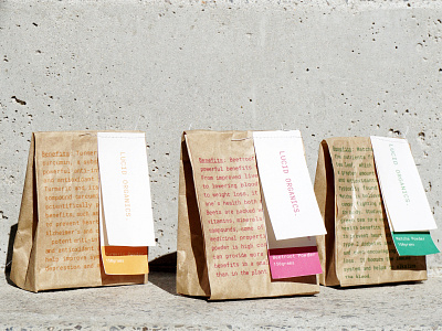 Lucid Organics Packaging Design colourful design graphicdesign healthy food organic package package design packaging typography