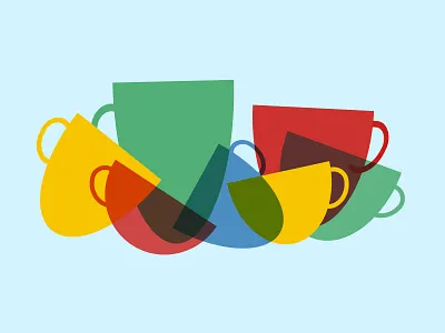 bring your own cup be cool blue cafe cup of coffee cup of tea ecology green illustration like nature nice own red restaurant save earth yellow