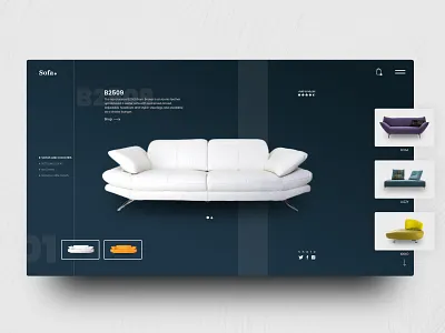 Sofa E-commerce categories category page dark design design system e commerce e commerce design ecommerce furniture gredient grid inspiration interface landing page logo ui ux vector web website