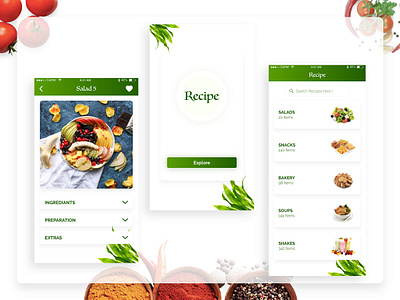 Recipe app branding cooking cooking app food icon logo online recipe recipe recipe app ui uidesign ux