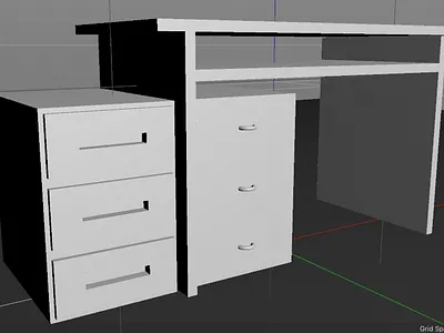 Desk (3/100) - 100 days of 3D design 3d cinema4d