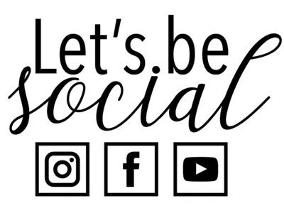 Social Media Window Decal design illustrator cc