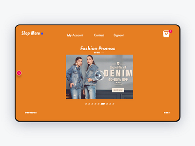 Shop More Online Site application design application ui design dribbble flat minimal shopmore shopping shopping basket shopping cart ui uidesign ux ux design