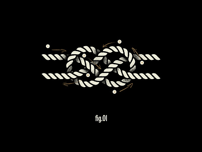 My hands are tied. how to illustration instructions knot procreate texture vector
