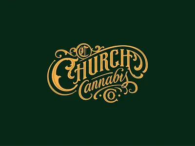 Logo for the cannabis brand branding calligraphy custom lettering hand lettering handlettering lettering logo logotype type typography vintage
