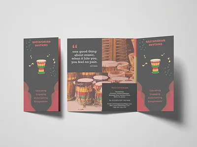 Music tour brochure brochure brochure design brochure mockup