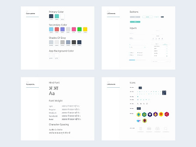 TTA Style Guide design agency design app design art design system education app finance finance app product design style guide ui kit visual system web app