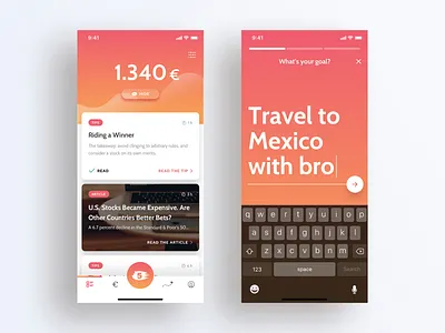 Bank App Redesign app bank bank app bank card banking banking app card design cards create finance goal mobile app news popup product product design travel ui ux