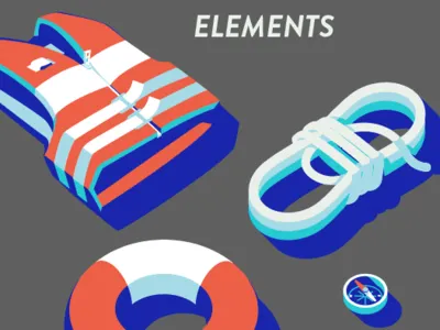 Kids Kamp Design Elements childrens ministry illustration process