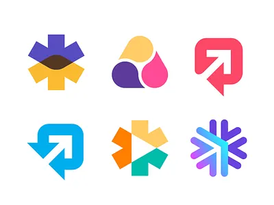 Wip arrows bubble logo mark speech bubble symbol