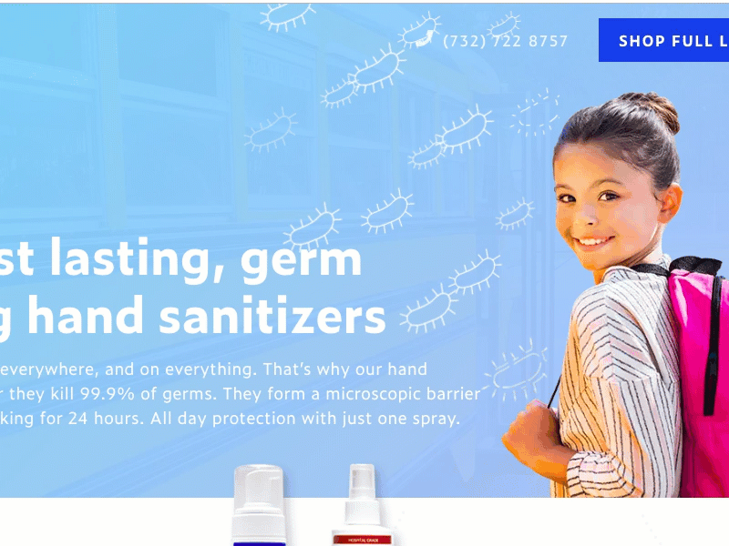 Animated Landing Page animated design