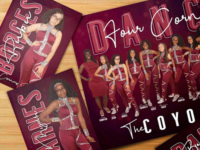 High School Senior Dance Team Poster and Banner dance design dance team design dance team poster high school dance