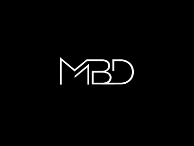 MBD 2019 b best brand branding creative creativity d design emblem logo creative round flat icon illustration logo design m mbd minimal modern top 10 typography