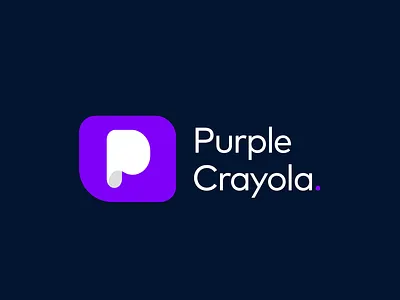 Purple Crayola. brand design brand identity branding branding design design digital agency illustration logo logo design logodesign logos logotype