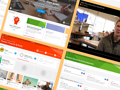 Business Education App app design dashboard design ipad ui ux design