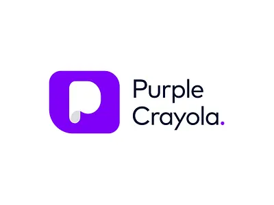 Purple Crayola. advertising agency brand identity branding branding design digital agency illustraion illustration logo logo design logodesign logotype typography vector