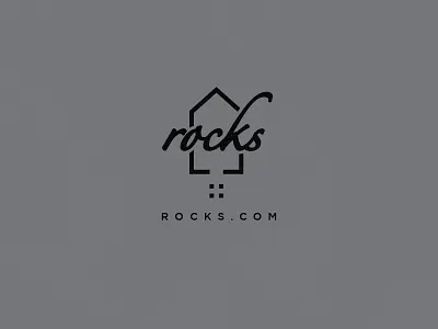 Rocks House Logo Design - Concept C branding creative logos design identity logo logodesign