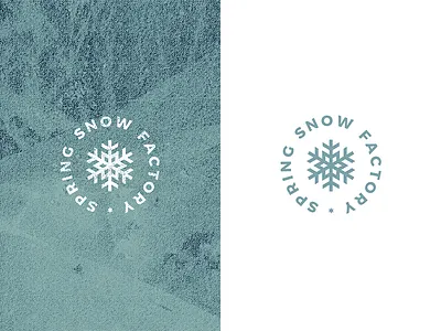 found from Archive factory logo snow snowflakes spring wordmark