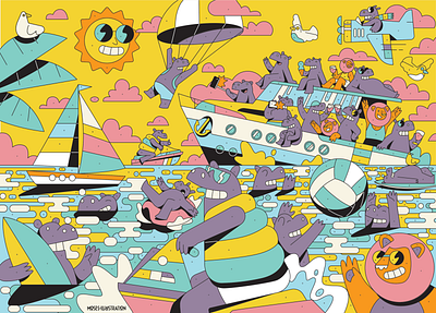 Cannes Festival of Creativity branding childrens book childrens book illustration design editorial illustration illustration mural vector